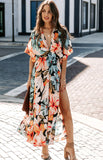 Floral Kimono maxi Dress