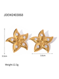 New beach style ocean starfish earrings