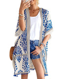 Boho Print Beach Cover Up