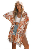 Boho Print Beach Cover Up