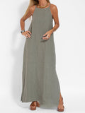 Cotton beach maxi dress