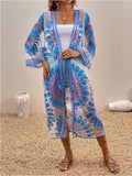 Lace tie cover up